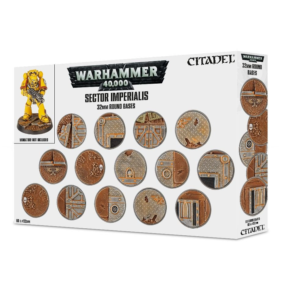 Citadel Bases: Sector Imperialis: 32mm Round Bases