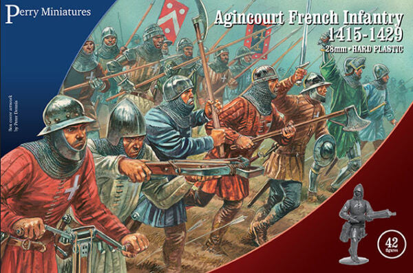 Perry Miniatures: 28mm Agincourt French Infantry 1415-1429 (42)