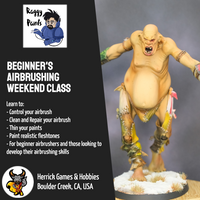 Thumbnail for Painting Workshop - Intro to Airbrushing with Dev Sodagar - April 22-23rd 2023