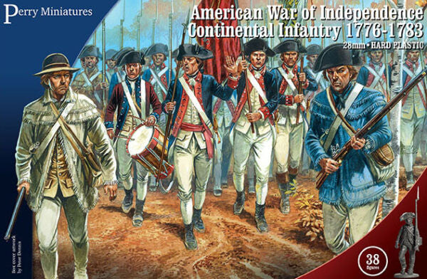 Perry Miniatures: 28mm American War of Independence Continental Infantry 1776-1783