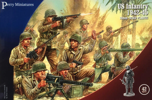 Perry Miniatures: 28mm WWII US Infantry 1942-45 (42)