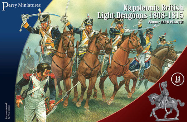 Perry Miniatures: 28mm British Napoleonic Light Dragoons 1808-1815 (14 Mtd)