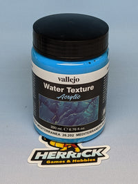 Thumbnail for Vallejo: 200ml Bottle Mediterranean Blue Water Texture Effect