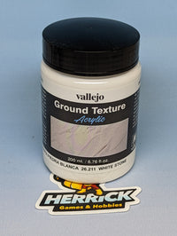 Thumbnail for Vallejo: 200ml Bottle White Stone Ground Texture Effect