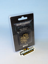 Thumbnail for Ork Warhammer Individual Artifact Pins - 3D Individual Pins. Series of 10 To Collect. Base Material Zinc Alloy