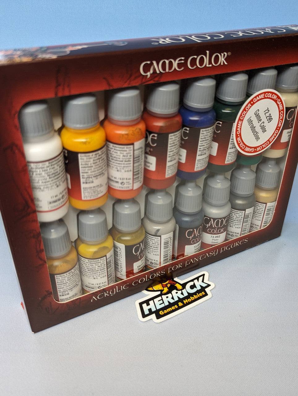 Vallejo: 17ml Bottle Introduction Game Color Paint Set (16 Colors)