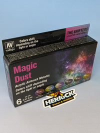 Thumbnail for Vallejo: 17ml Bottle Magic Dust Color Shift Metallic Paint Set (6 Colors)