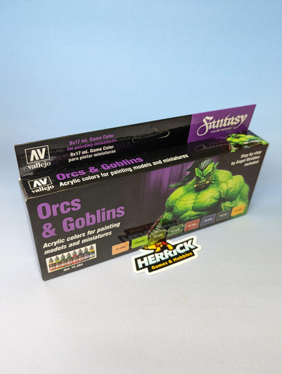 Vallejo Orcs And Goblins Paint Set, (8 Game Colors And Guide) – Dark Elf  Dice
