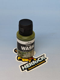 Thumbnail for Vallejo: 35ml Bottle Dark Green Model Wash
