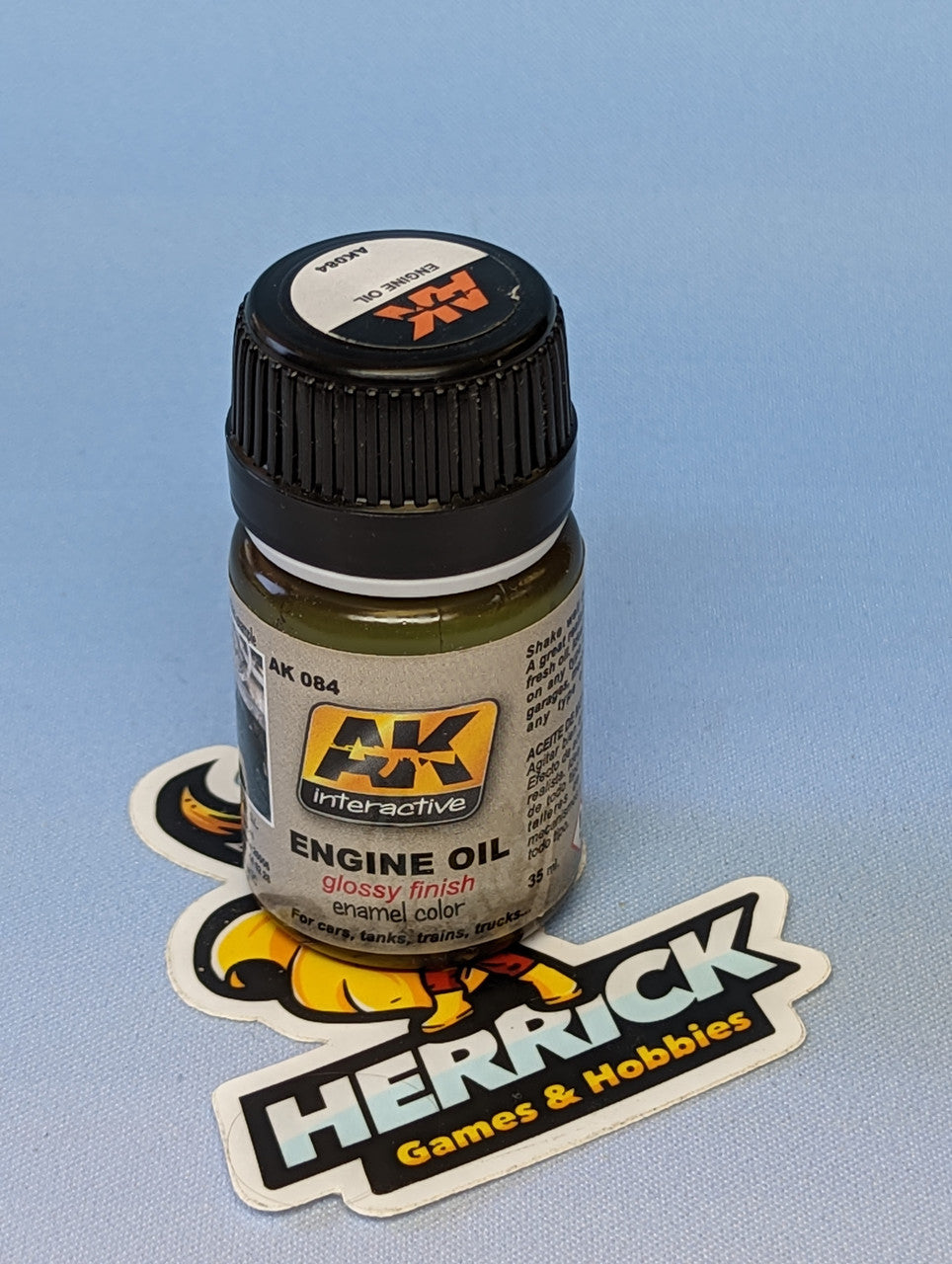 AK Interactive: Engine Oil Glossy Enamel Paint 35ml Bottle