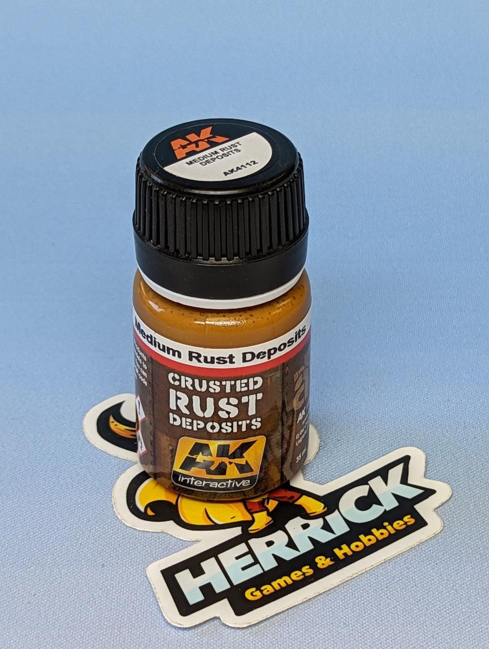 AK Interactive: Medium Rust Crusted Deposits Enamel Paint 35ml Bottle
