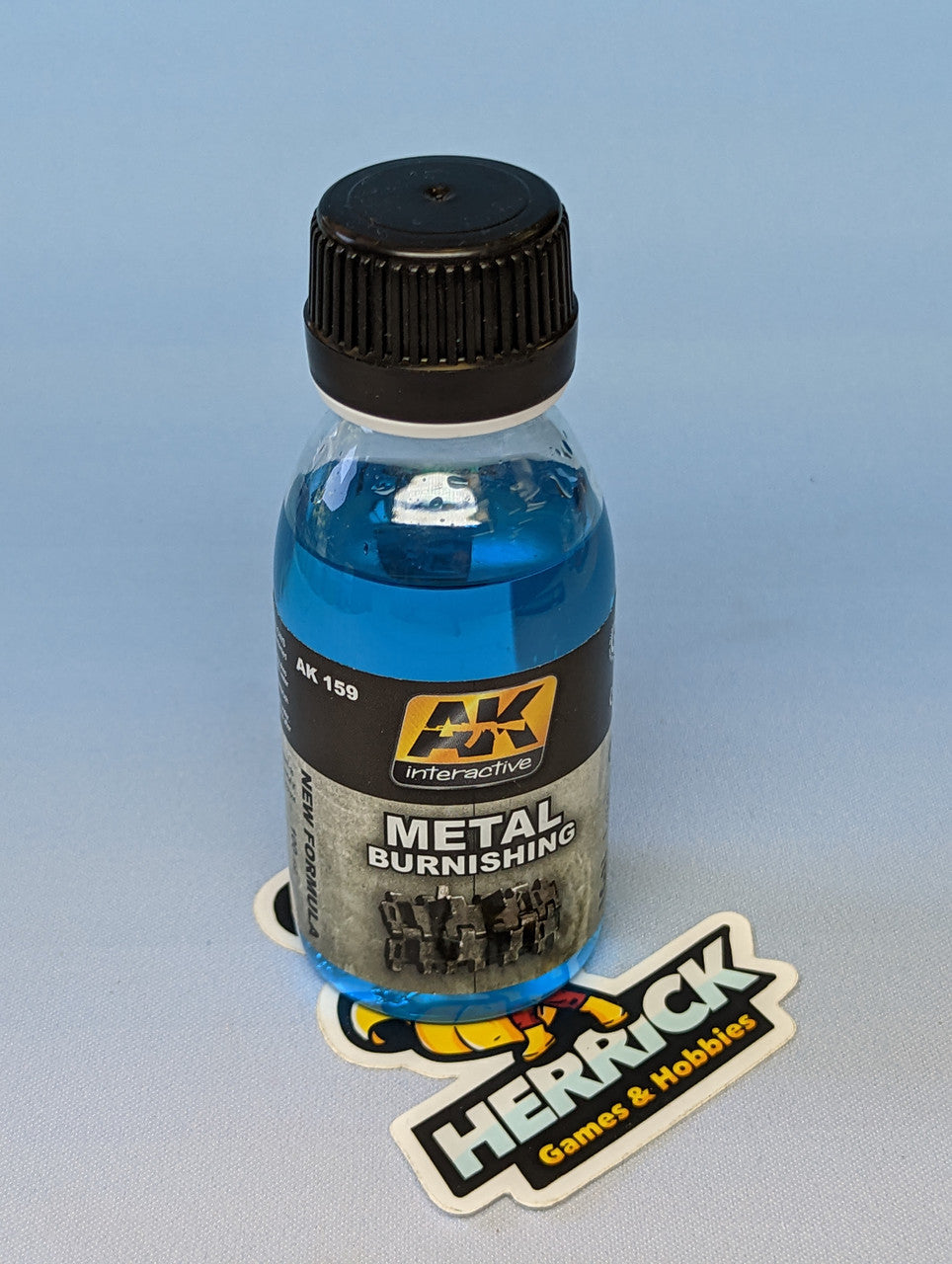 AK Interactive: Metal Burnishing Fluid 100ml Bottle