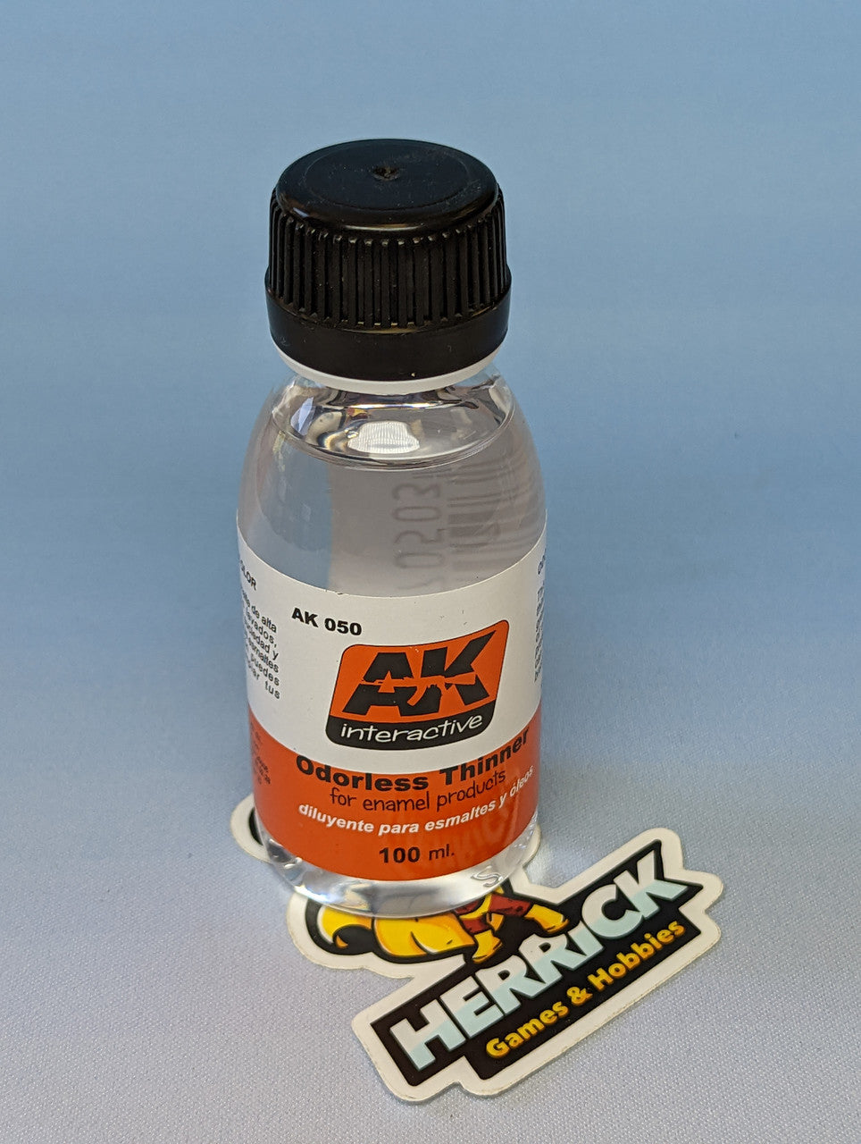 AK Interactive: Odorless Enamel Thinner 100ml Bottle