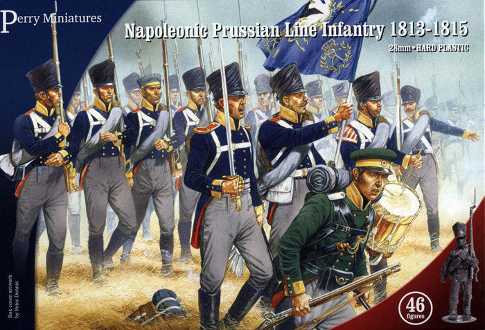 Perry Miniatures: 28mm Napoleonic Prussian Line Infantry 1813-1815 (46)