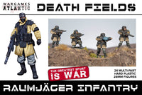 Thumbnail for Wargames Atlantic: 28mm Death Fields Raumjager Infantry w/Weapons (24)