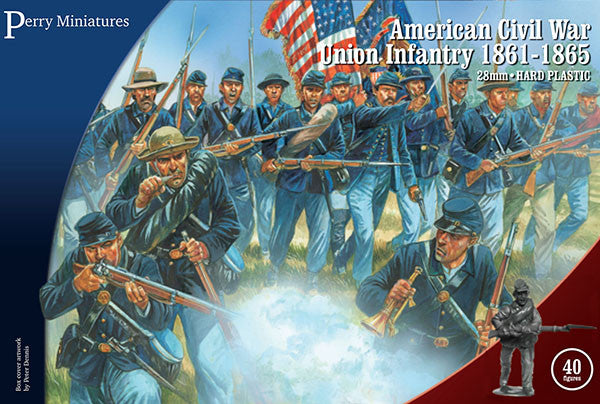 Perry Miniatures: 28mm American Civil War Union Infantry 1861-1865 (40)