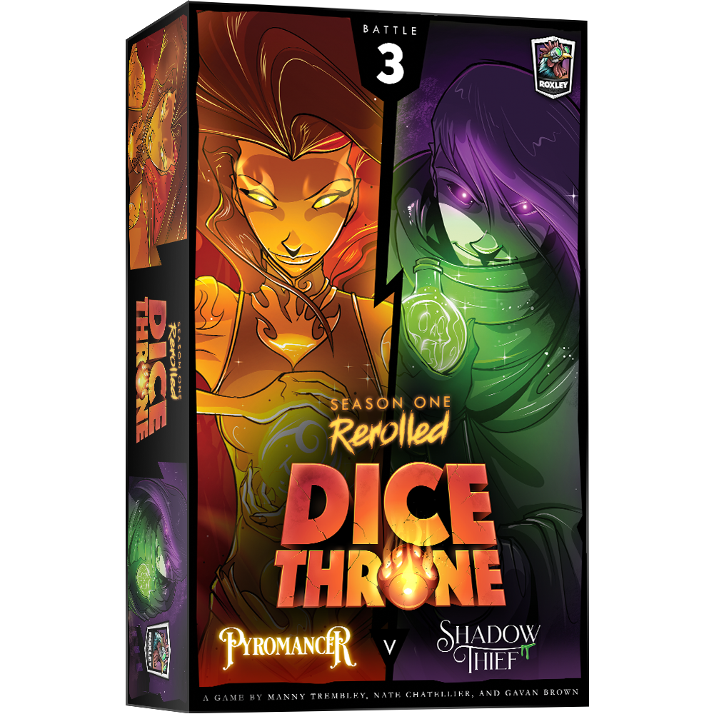 Dice Throne: Season 1 - Box 3 - Pyromancer Vs Shadow Thief