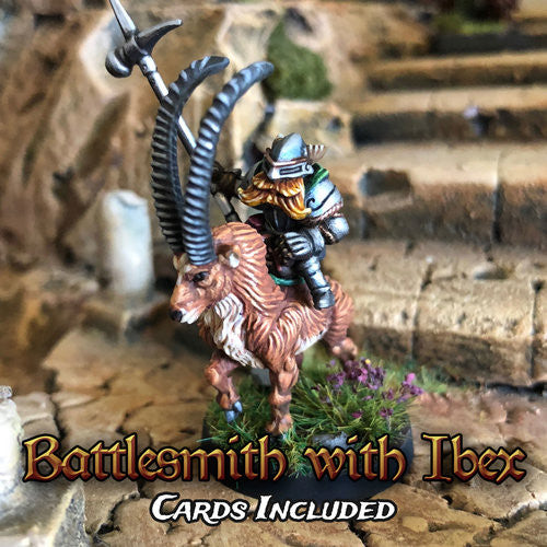 Relicblade: Mounted Battlesmith Rider On Ibex