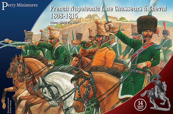 Perry Miniatures: 28mm French Napoleonic Line Chasseurs a Cheval 1808-1815 (14 Mtd)