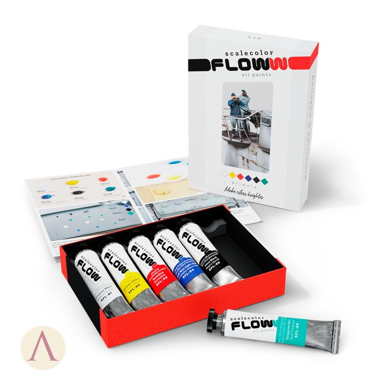 Scale75: Flow - Primary Set (Oil Paints)