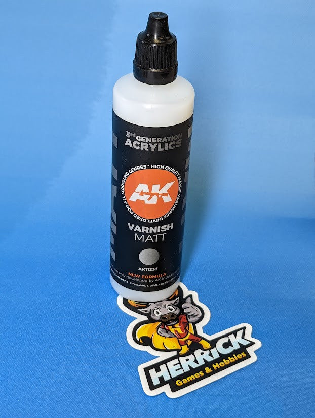 AK Interactive: Matt Acrylic Varnish 100ml Bottle