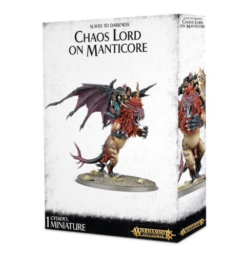 Slaves to Darkness: Chaos Lord/Sorcerer On Manticore