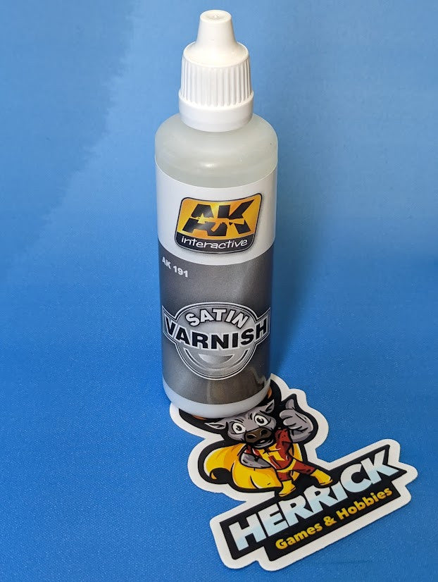 AK Interactive: Satin Acrylic Varnish 60ml Bottle