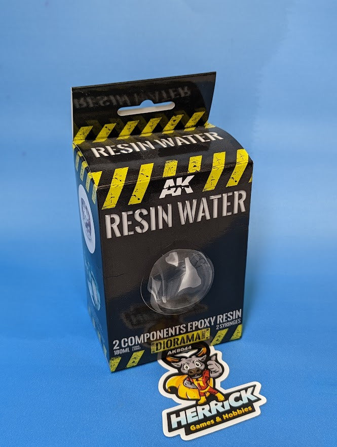 AK Interactive: Diorama Series: Resin Water Effect 2-Components Epoxy 180ml